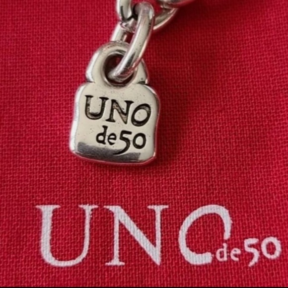Uno de 50 Bracelet - AWESOME - Silver - Size M - Made in Spain - Picture 5 of 14